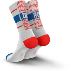 INCYLENCE - Motto Socks Long Run - Laufsocken White Hot