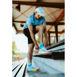 INCYLENCE - Ultralight Waves Short - Laufsocken Hot