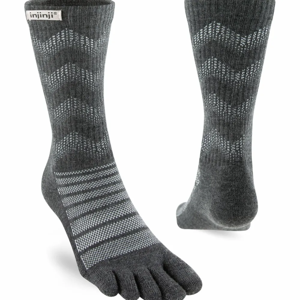 - Outdoor Midweight Crew Wool - Wandersocken < Injinji Online