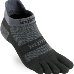 Injinji Socken|Socken-- Run Midweight No Show - Laufsocken Black / Grey