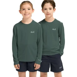 Jack Wolfskin Wanderbekleidung|Shirts, Hemden & Longsleeves-- Kid's Flare L/S T-Shirt - Funktionsshirt Sago Palm