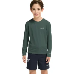 Jack Wolfskin Wanderbekleidung|Shirts, Hemden & Longsleeves-- Kid's Flare L/S T-Shirt - Funktionsshirt Sago Palm