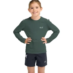 Jack Wolfskin Wanderbekleidung|Shirts, Hemden & Longsleeves-- Kid's Flare L/S T-Shirt - Funktionsshirt Sago Palm