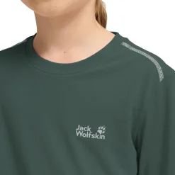 Jack Wolfskin Wanderbekleidung|Shirts, Hemden & Longsleeves-- Kid's Flare L/S T-Shirt - Funktionsshirt Sago Palm