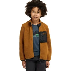 Jack Wolfskin Wanderbekleidung|Jacken-- Kid's Lite Curl Fullzip - Fleecejacke