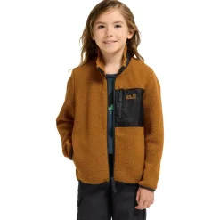 Jack Wolfskin Wanderbekleidung|Jacken-- Kid's Lite Curl Fullzip - Fleecejacke