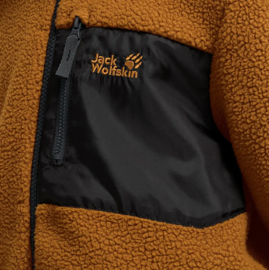 Jack Wolfskin Wanderbekleidung|Jacken-- Kid's Lite Curl Fullzip - Fleecejacke