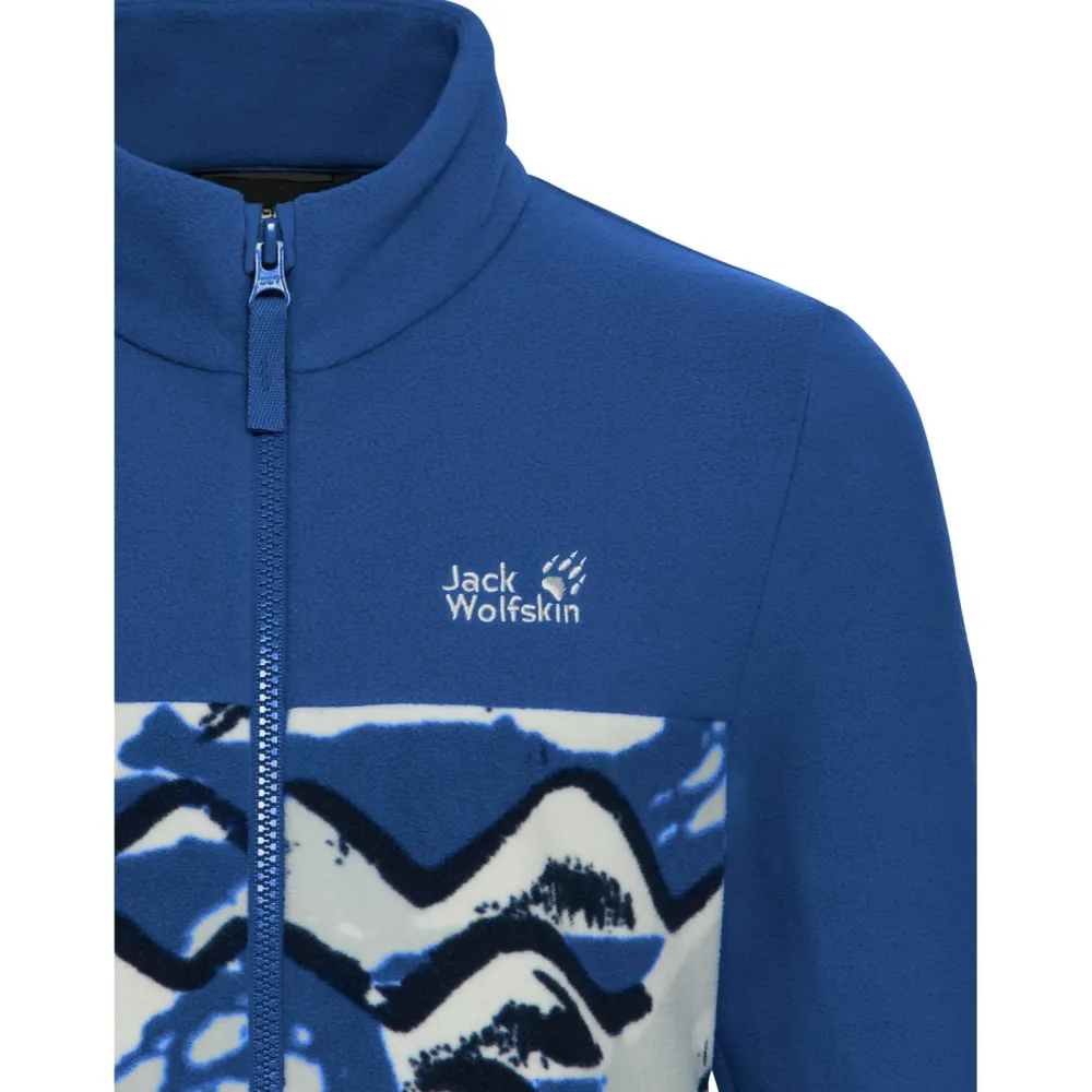 Jack Wolfskin - Kid's Paw Era 100 Print Fullzip - Fleecejacke Outlet