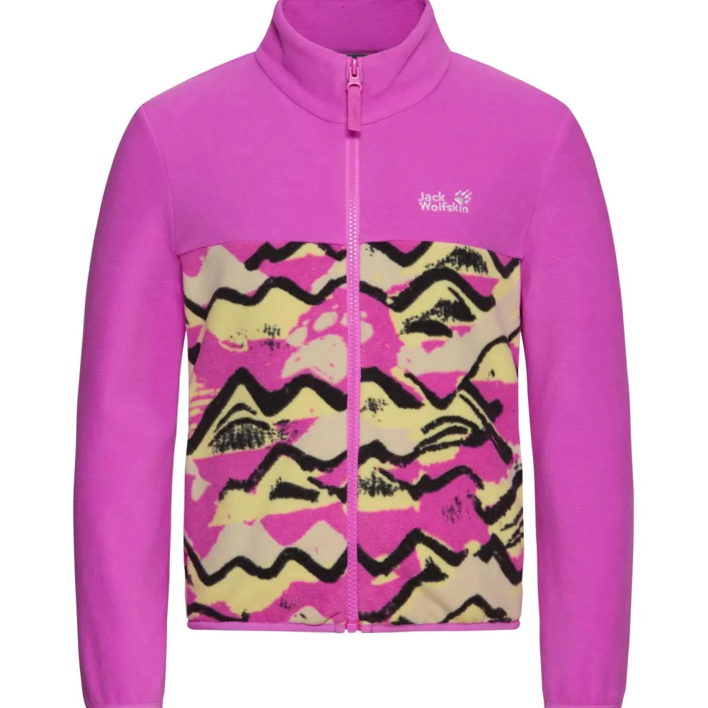 Jack Wolfskin - Kid's Paw Era 100 Print Fullzip - Fleecejacke Outlet