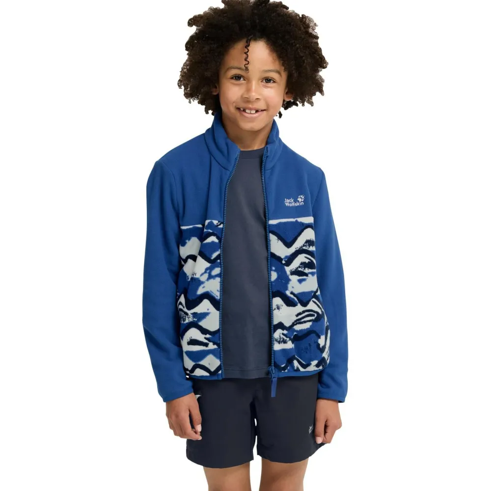 Jack Wolfskin - Kid's Paw Era 100 Print Fullzip - Fleecejacke Outlet
