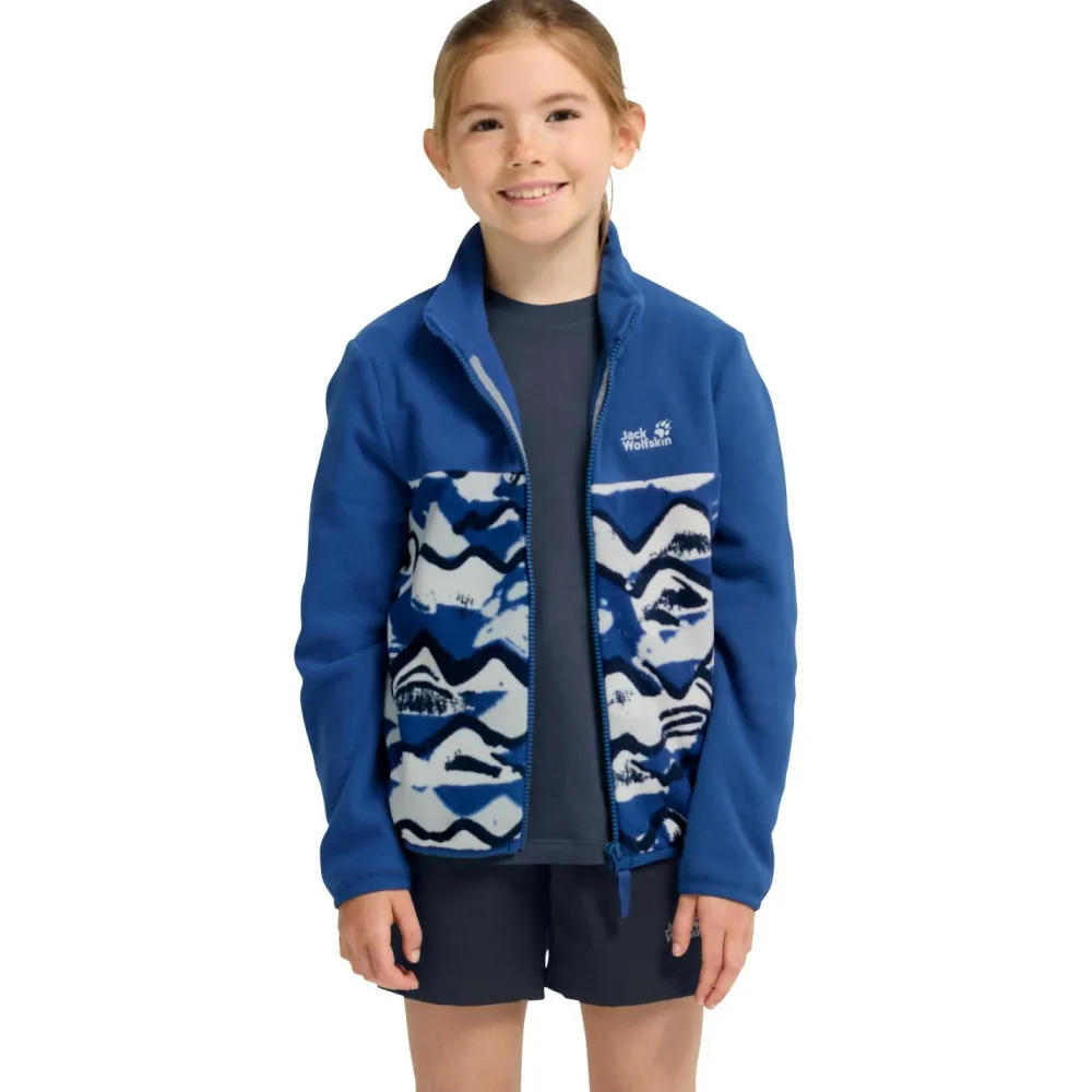 Jack Wolfskin - Kid's Paw Era 100 Print Fullzip - Fleecejacke Outlet