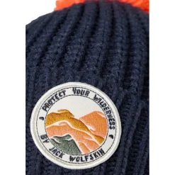 Jack Wolfskin Kopfbedeckungen|Alltagsbekleidung-- Kid's Pompom Badge Beanie - Mütze
