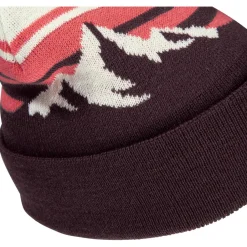 Jack Wolfskin Kopfbedeckungen|Alltagsbekleidung-- Kid's Stripy Pompom Beanie - Mütze