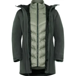 Jack Wolfskin - Women's Icecape 3in1 Down Jacket RDS - Doppeljacke Slate Green Sale