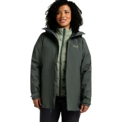 Jack Wolfskin - Women's Icecape 3in1 Down Jacket RDS - Doppeljacke Slate Green Sale