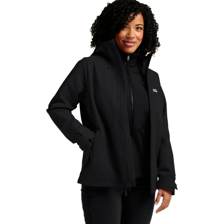 Jack Wolfskin Wanderbekleidung|Jacken-- Women's Wild Places 3in1 Jacket - Doppeljacke