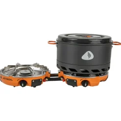 Jetboil Trekkingausrüstung|Outdoor-Küche-- Genesis Basecamp System - Gaskocher Orange
