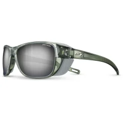 Julbo - Camino Spectron S4 - Gletscherbrille Green / Light Grey / Brown / Silver Flash Hot