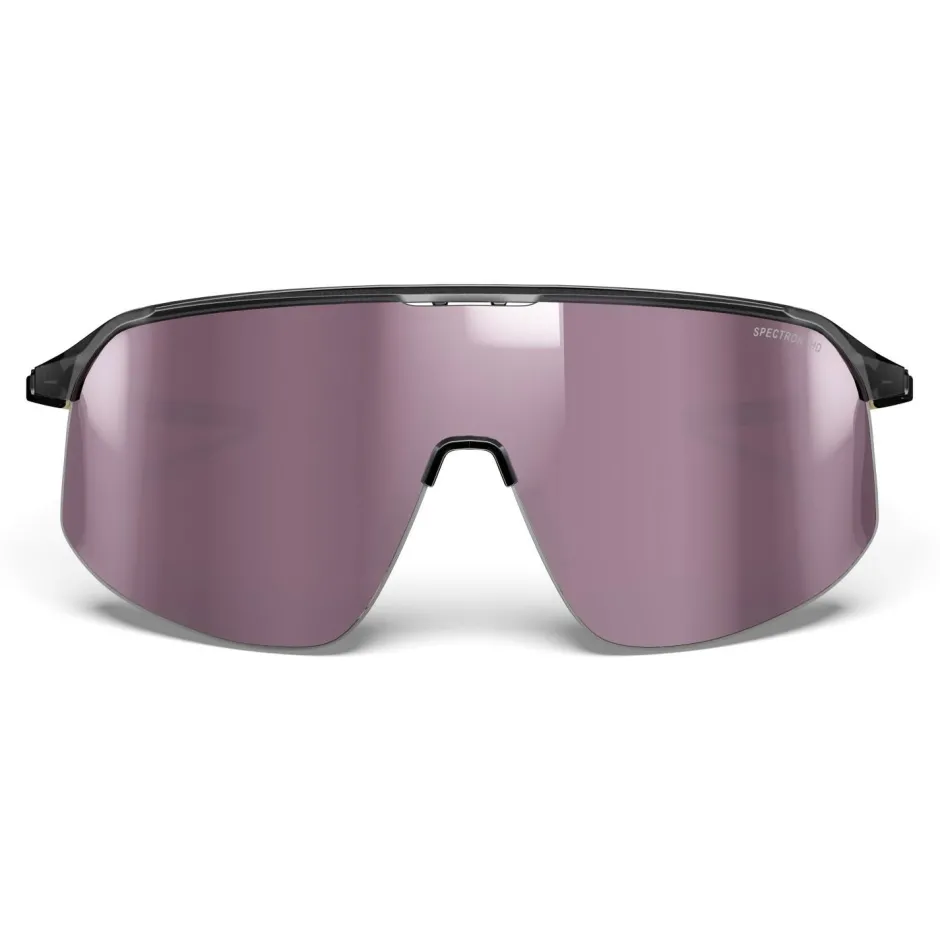 Julbo Fahrradbekleidung|Fahrradbrillen-- Density Spectron HD S3 - Fahrradbrille Black / Light Brown / Vermilion / Silver Flash