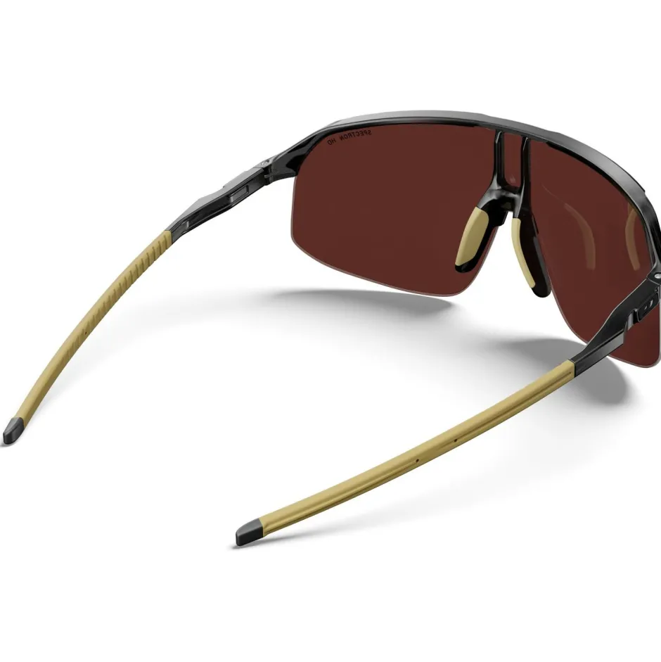 Julbo Fahrradbekleidung|Fahrradbrillen-- Density Spectron HD S3 - Fahrradbrille Black / Light Brown / Vermilion / Silver Flash