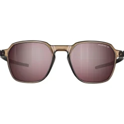 Julbo Wanderbekleidung|Alltagsbekleidung-- Drive Spectron HD Polarized S3 - Sonnenbrille Brown / Black / Rose / Silver Flash