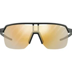 Julbo Fahrradbekleidung|Fahrradbrillen-- Frequency Reactiv S1-3 Lt. Amplifier (VLT 17-75%) - Fahrradbrille Black / Grey / Yellow ML Red