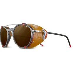 Julbo - Legacy Reactiv S2-4 (VLT 5-20%) - Gletscherbrille Black Transparent / Red / Brown / Brown Hot