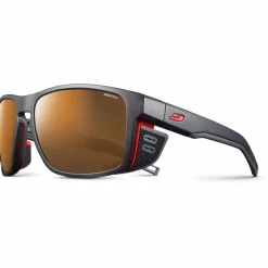 Julbo - Shield M Photo + Polarizing S2-4 (VLT 5-20%) - Sonnenbrille Black / Orange / Brown Hot