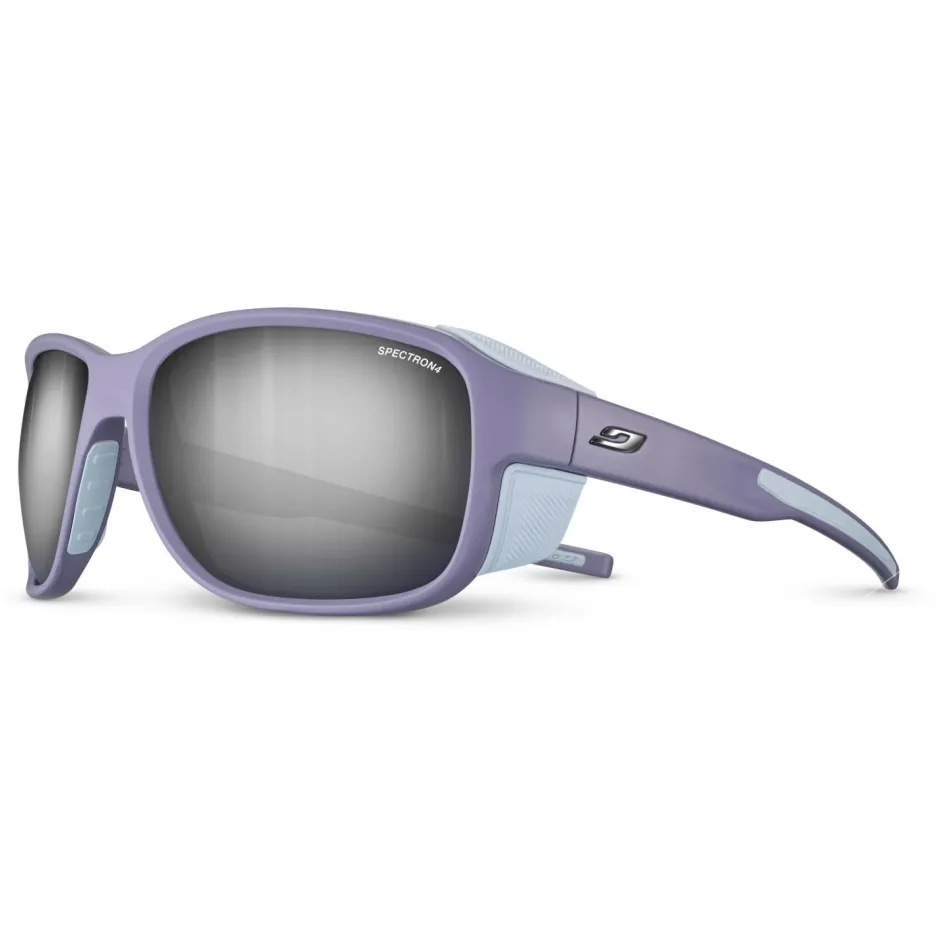 Julbo Trekkingbekleidung|Hochtourenbekleidung-- Women's Monterosa 2 Spectron S4 - Gletscherbrille Violet / Lavender / Brown / Silver Flash