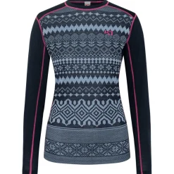 Kari Traa Skibekleidung|Merinounterwäsche-- Women's Live Long Sleeve - Merinounterwäsche