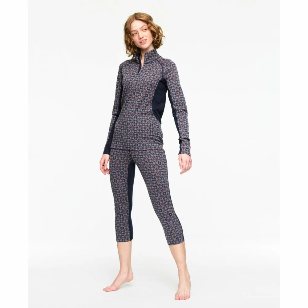 - Woen' Roe ight Haf Zip - erinounterwäche < Kari Traa Best