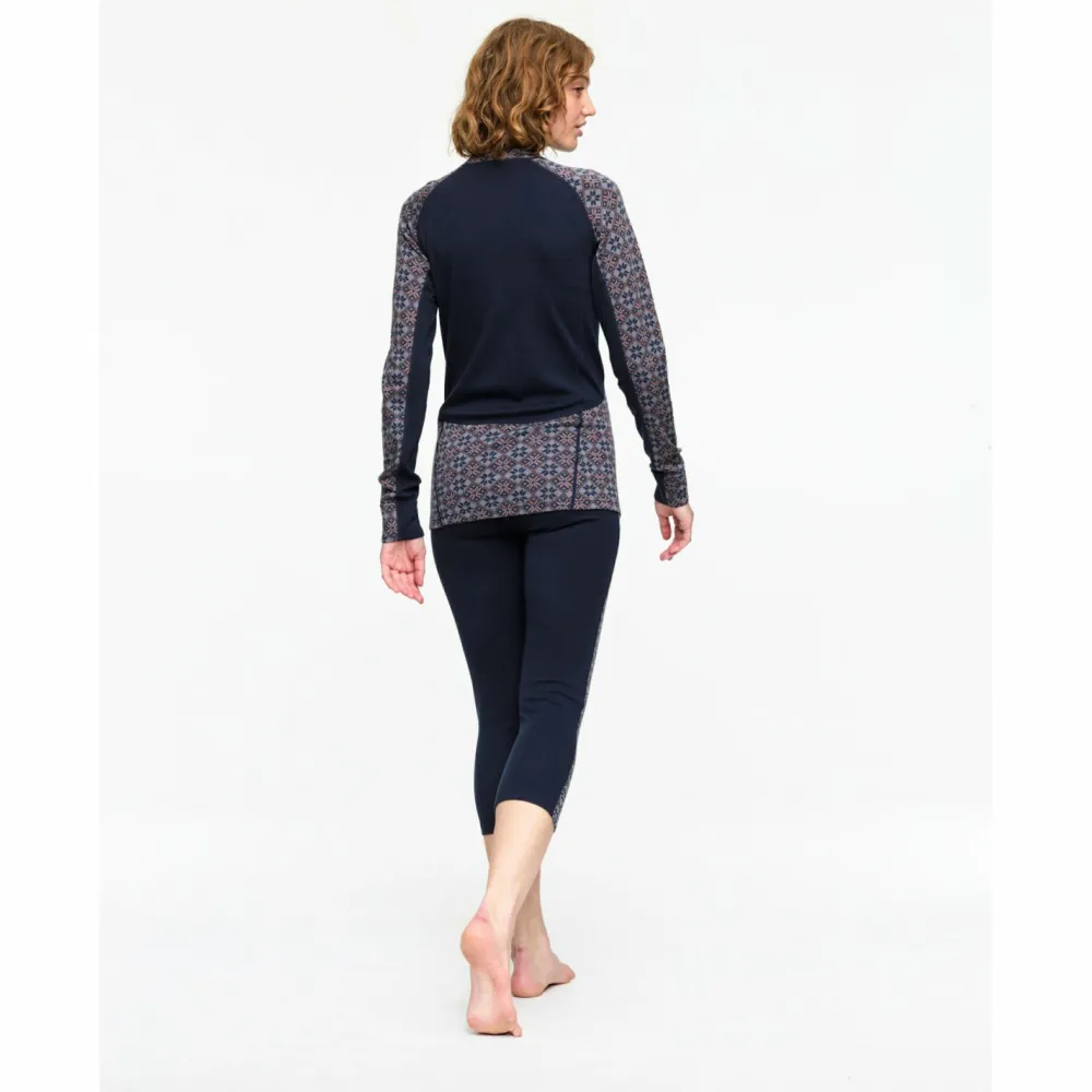 - Woen' Roe ight Haf Zip - erinounterwäche < Kari Traa Best