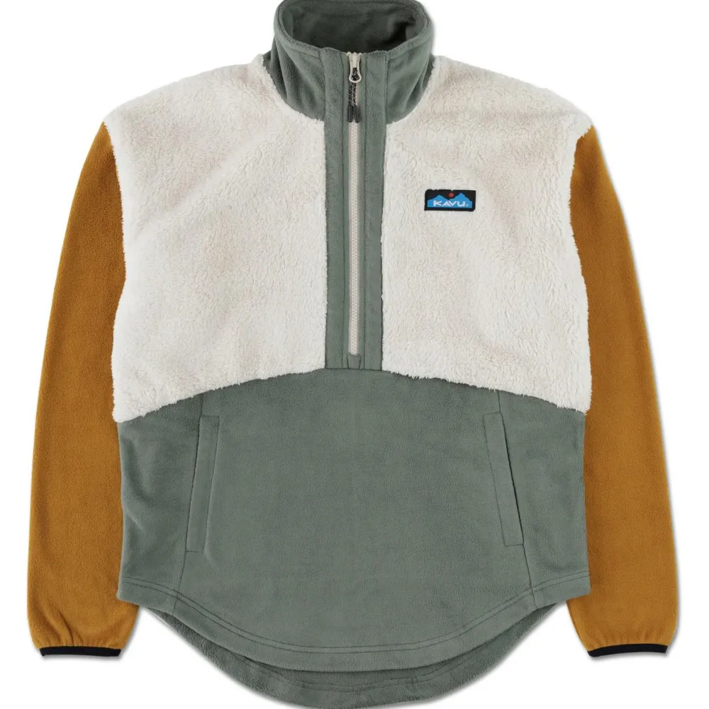 KAVU - Women's Timber Lane - Fleecepullover Pine Tree Block Clearance