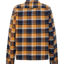 KnowledgeCotton Apparel - Big Checked Heavy Fanne - Hed