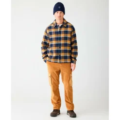 KnowledgeCotton Apparel - Big Checked Heavy Fanne - Hed