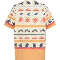 KnowledgeCotton Apparel Alltagsbekleidung|Shirts, Hemden & Longsleeves-- Box Fit Short Sleeved AOP Seersucker Shirt - Hemd Multi Color AOP