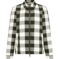 KnowledgeCotton Apparel - Checkered Heavy Fanne Overhirt - Hed