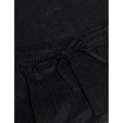 KnowledgeCotton Apparel - Fig Wool Elastic Waist Pant - Freizeithose Dark Grey Melange Outlet