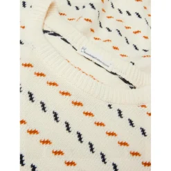 KnowledgeCotton Apparel Pullover & Hoodies|Alltagsbekleidung-- Jacquard Crew Neck Knit - Wollpullover