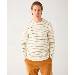 KnowledgeCotton Apparel Pullover & Hoodies|Alltagsbekleidung-- Jacquard Crew Neck Knit - Wollpullover