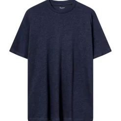 KnowledgeCotton Apparel Alltagsbekleidung|T-Shirts-- Linen T-Shirt - T-Shirt