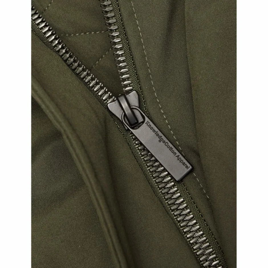 KnowledgeCotton Apparel Jacken|Alltagsbekleidung-- Long Soft Shell Jacket Climate Shell - Mantel