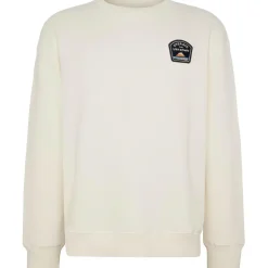 - ooe weater With Badge At Chet - Puover < KnowledgeCotton Apparel