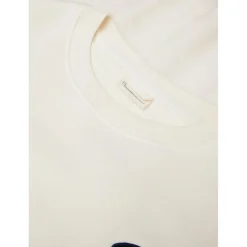 - ooe weater With Badge At Chet - Puover < KnowledgeCotton Apparel