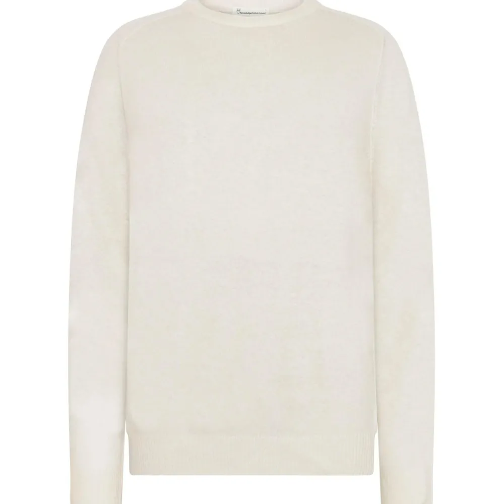 KnowledgeCotton Apparel - O-Neck Wool Knit - Wollpullover Hot