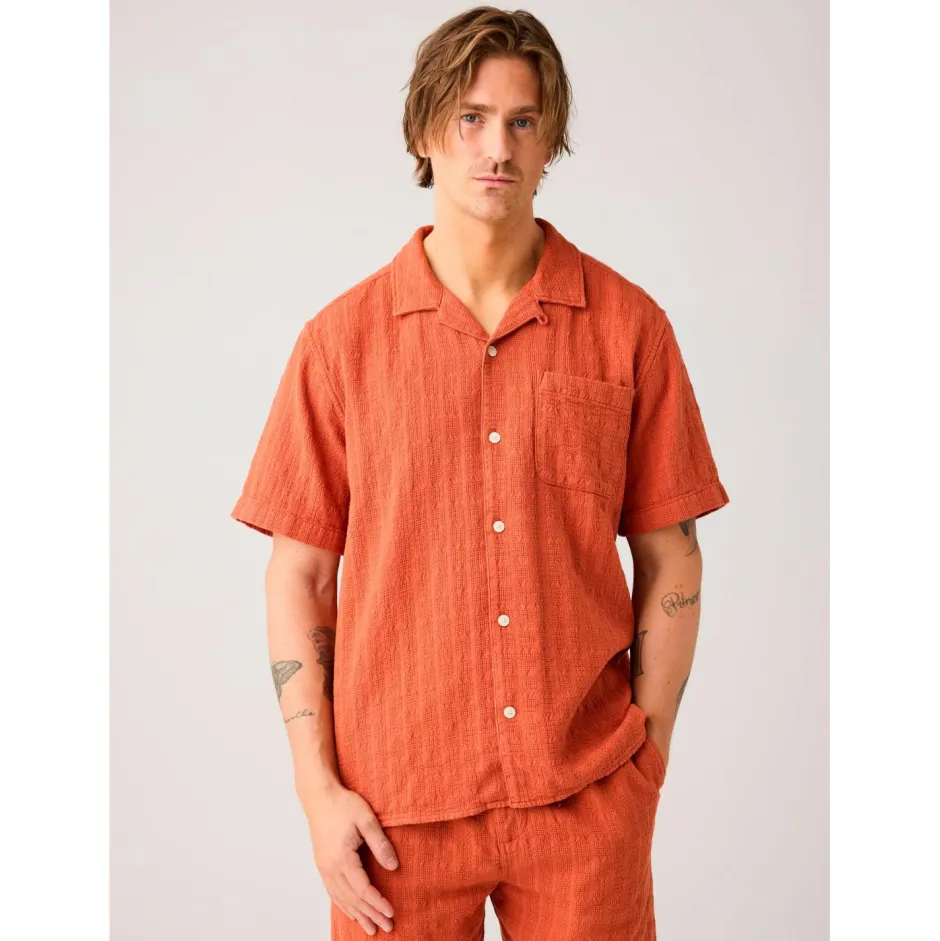 KnowledgeCotton Apparel - Organic Cotton Structure Shirt - Hed