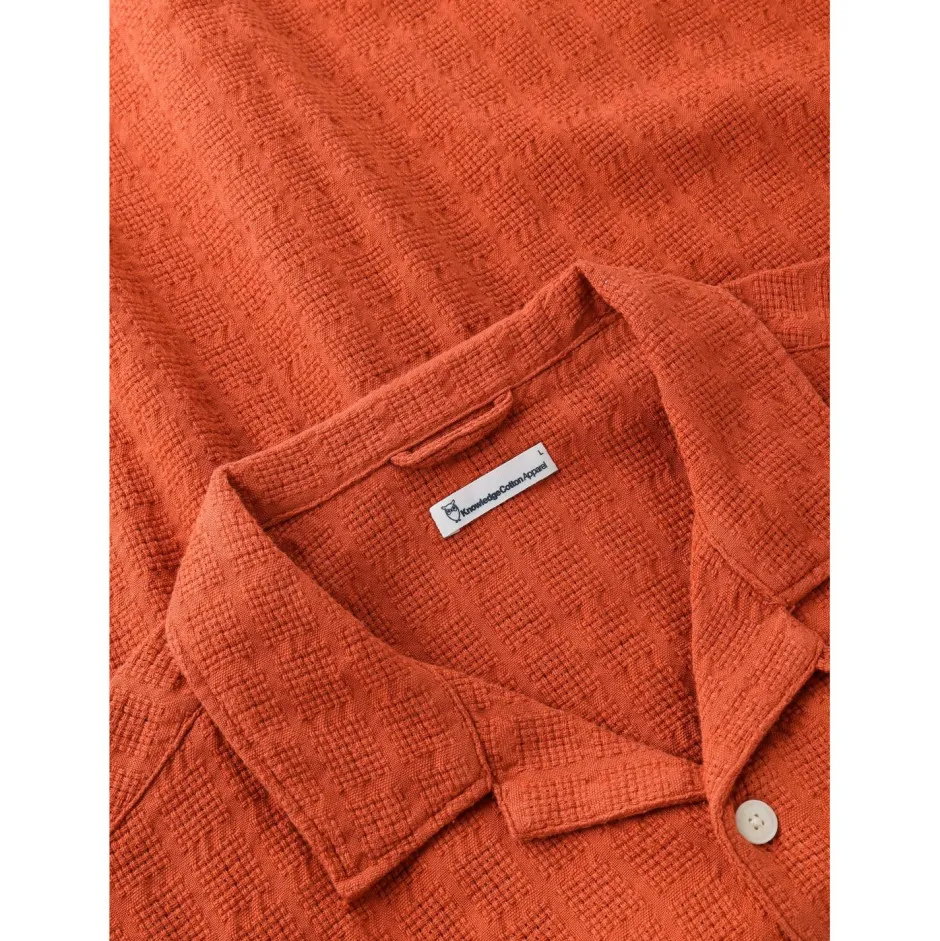 KnowledgeCotton Apparel - Organic Cotton Structure Shirt - Hed