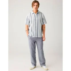 KnowledgeCotton Apparel - Organic Cotton Striped Shirt II - Hed