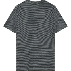 - Organic inen triped T-hirt - T-hirt < KnowledgeCotton Apparel Sale
