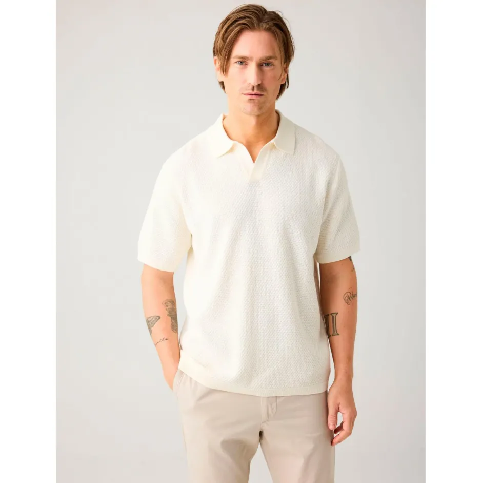 KnowledgeCotton Apparel Alltagsbekleidung|Shirts, Hemden & Longsleeves-- Organic Cotton Knitted Polo - Polo-Shirt